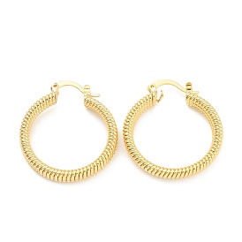 Brass Stud Earring Findings, Half Hoop Earrings, Flat Round