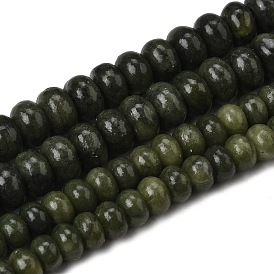 Тайвань природного нефрита бисер нитей, рондель