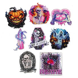 Halloween Themed Double-sided Printed Acrylic Pendants