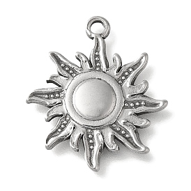 Antideslustre 304 colgantes de acero inoxidable, encanto del sol
