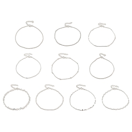 925 женские браслеты-цепочки из стерлингового серебра