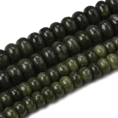 Тайвань природного нефрита бисер нитей, рондель