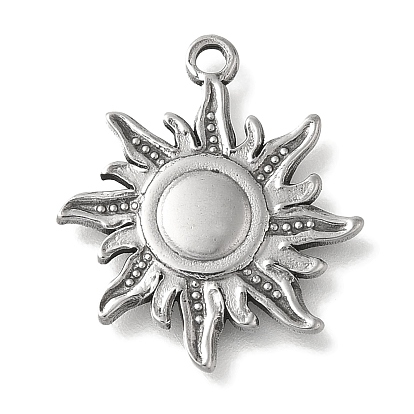 Antideslustre 304 colgantes de acero inoxidable, encanto del sol