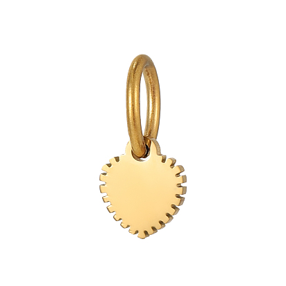 304 прелести нержавеющей стали, край шестерни сердце, ионное покрытие (ip), с целью перехода в кольце