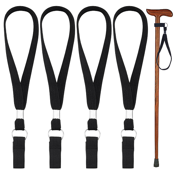 15 шт. нейлоновые ремешки для трости на запястье, петля на запястье для костыля, веревки-трости для пожилых людей, с железом найти