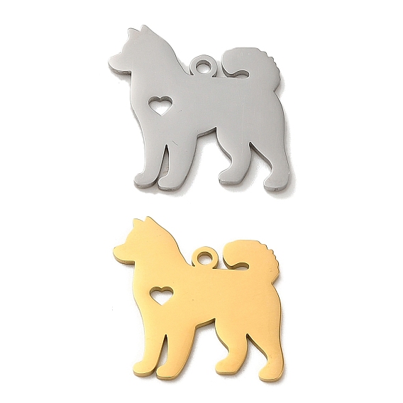 304 подвески из нержавеющей стали, лазерная резка, собачий шарм