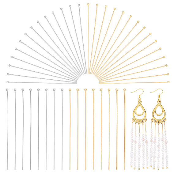 140 шт. 2 цвета 304 штифты с шаровой головкой из нержавеющей стали