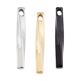 3 шт. 3 цвета 304 подвески из нержавеющей стали, ручная полировка, твист