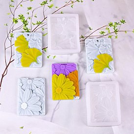 DIY Aromatherapy Plaster Pendant Silicone Molds, Resin Casting Molds