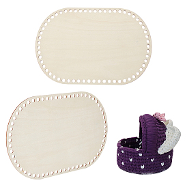 Вязание крючком деревянная сумка для формирования дна сумки своими руками, формирователь кровати для домашних животных, овальные