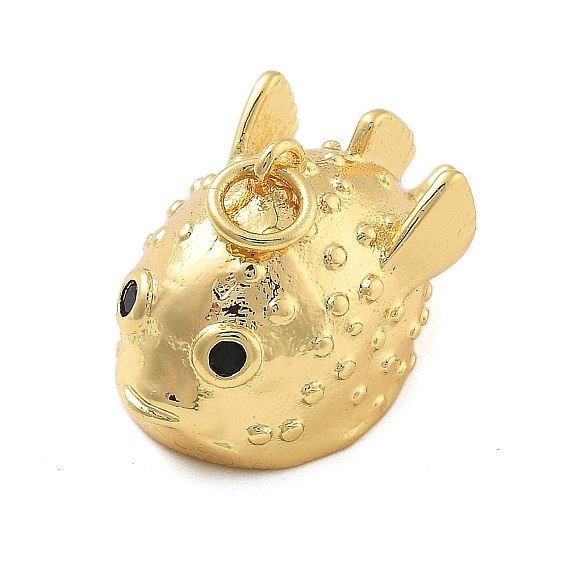 Латунные микро проложить кубического циркония подвески, без кадмия, без никеля и без свинца, шармы-шармы, с целью перехода в кольце, реальный 18 k позолоченный