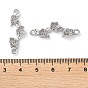 Alloy Connector Charms, Lead Free & Cadmium Free, Flower Links
