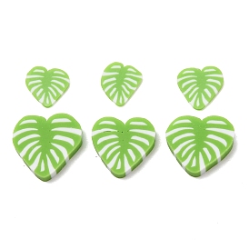 Бусины из полимерной глины , лист, без отверстия 