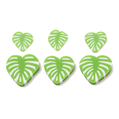 Бусины из полимерной глины , лист, без отверстия 