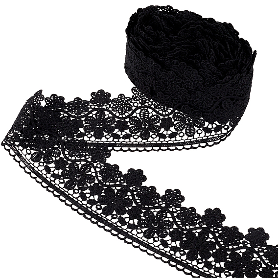 6m полиэфирные ткани с кружевной отделкой, принадлежности для изготовления поделок