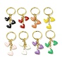 Alloy Enamel Keychain, Heart