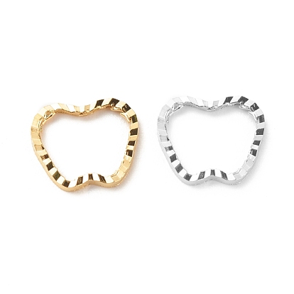 Brass Linking Rings, Long-Lasting Plated, Cadmium Free & Lead Free, Apple