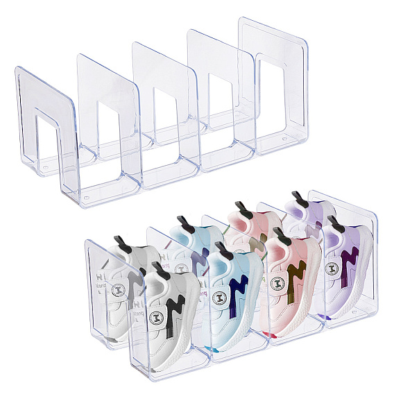 4 Пластиковый органайзер для демонстрации обуви в виде сеток
