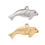 201 Stainless Steel Pendants, Seal Charms