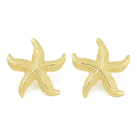 Starfish Brass Stud Earrings, Lead Free & Cadmium Free