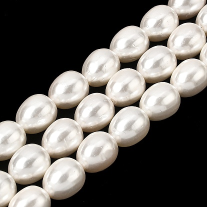 Гальванические оболочки жемчужные бусы пряди, форма груши