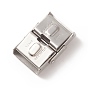 Rectangle 201 Stainless Steel Watch Band Clasps