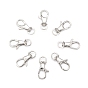 Polished 316 Surgical Stainless Steel Large Lobster Claw Swivel Clasps, Swivel Snap Hooks, 35x17x4.5mm, Hole: 6x8mm
