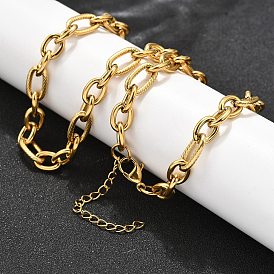 304 из нержавеющей стали кабель цепи ожерелья, ионное покрытие (ip)