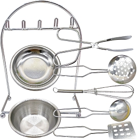 Мини-приспособление для приготовления пищи, машинка для стрижки лопатка ложка венчик для взбивания яиц инструмент крючок стойка игрушка миска тарелка наборы