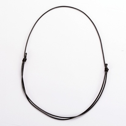Korea gewachste Polyester Cord Halskette machen, verstellbare Halskette