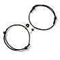 Creative Key Love Couple Bracelet - Simple Personalized Black Hand Rope, Retro Lolita BFF Bracelet.