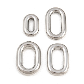 304 нержавеющей стали связывающий кольца, прямоугольник овальный, без потускнения