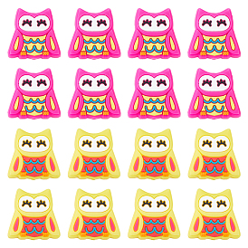 16 шт 2 цвета совы пищевые экологически чистые силиконовые фокусные бусины