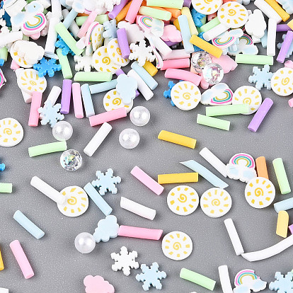 Ручной полимерной глины кабошонов, с пластиковым, разнообразные