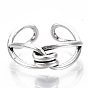 Tibetan Style Alloy Cuff Finger Rings