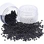 6/0 стакан бисер, непрозрачные семян цветов, круглые, черные и белые