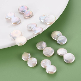 Natural Keshi Pearl Beads, Cultured Freshwater Pearl, No Hole/Undrilled, 8 Shape