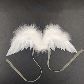 Мини-кукла с крыльями ангела и перьями, с веревкой, для изготовления салфеток своими руками, реквизит для детской фотосъемки, украшения, аксессуары