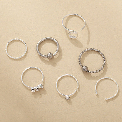 Кольца для носа из нержавеющей стали для женщин и мужчин, украшения для пирсинга тела