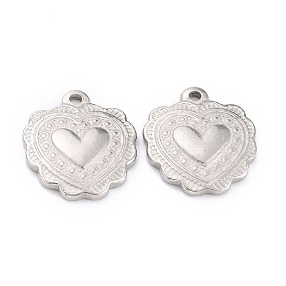 304 прелести нержавеющей стали, цветок с сердцем