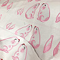 Embroidered rabbit sachet fabric pink dragon boat moon rabbit sachet rabbit sachet embroidered flower sachet embroidery piece