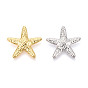Латунные подвески, без кадмия и без свинца, морская звезда