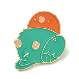 Alloy Bird Brooches, Bird Enamel Pins for Clothes Backpack