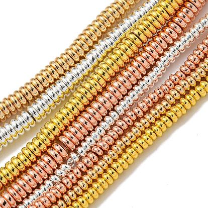 Гальванические нити из синтетических немагнитных гематитовых бусин, рондель