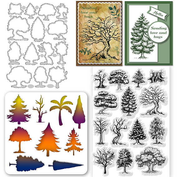 1 трафареты для резки штампов из углеродистой стали, с 1 штампами из листового ПВХ и 1 трафаретами для рисования с рисунками домашних животных из ПК., для diy scrapbooking