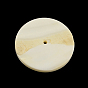 Natural Freshwater Shell Disc/Flat Round, Heishi Beads Beads, 25~26x2~3mm, Hole: 1mm