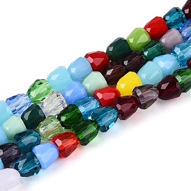 Нити стеклянных бусин смешанных стилей, колокол, граненые