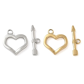 304 из нержавеющей стали застежками тумблеры, ионное покрытие (ip), сердце