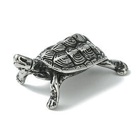 Rétro 304 figurines de tortues en acier inoxydable, pour la décoration de bureau à domicile