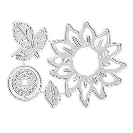 Carbon Steel Cutting Dies Stencils, for DIY Scrapbooking/Photo Album, Decorative Embossing DIY Paper Card, Flower & Leaf